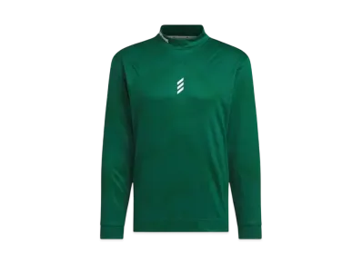 adidas Code Chaos Mock Neck Long Sleeve Shirt "Collegiate Green"