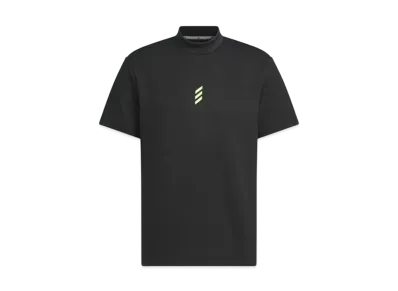 adidas Code Chaos Mock Neck Short Sleeve Shirt "Black"