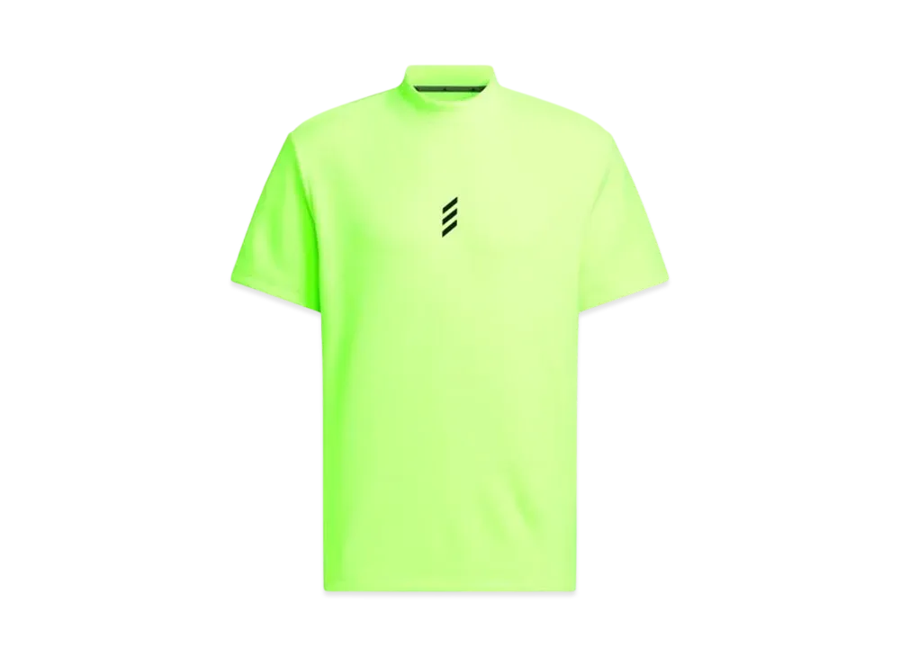 adidas Code Chaos Mock Neck Short Sleeve Shirt "Lucid Lemon"