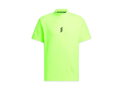 adidas Code Chaos Mock Neck Short Sleeve Shirt "Lucid Lemon"