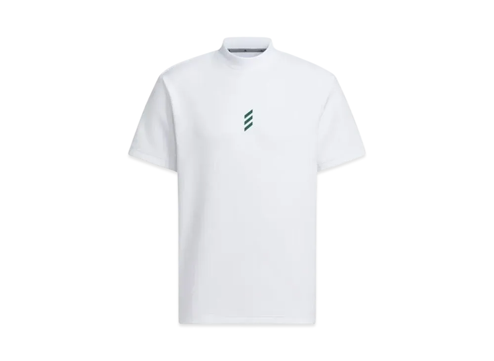adidas Code Chaos Mock Neck Short Sleeve Shirt "White"