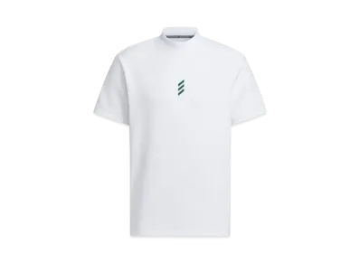 adidas Code Chaos Mock Neck Short Sleeve Shirt "White"
