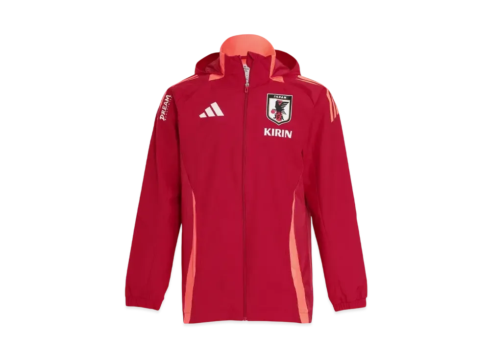 adidas Japan Soccer National Team Tiro24 Competition All Weather Jacket "Team Power Red 2"