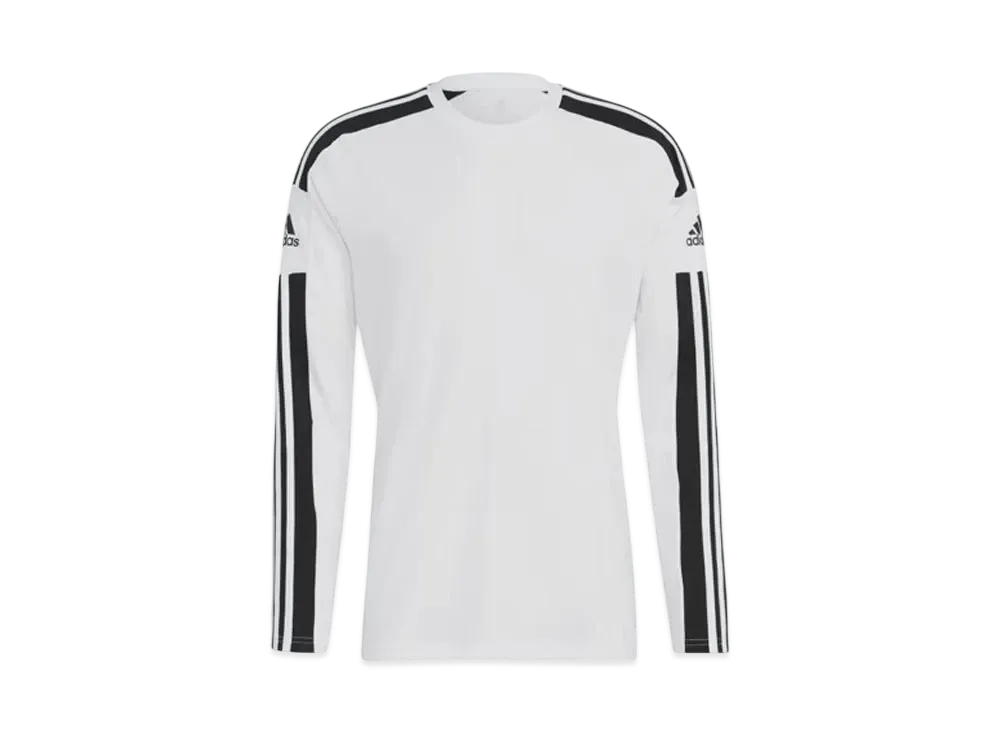 adidas Squadra 21 Long Sleeve Jersey "White/Black"