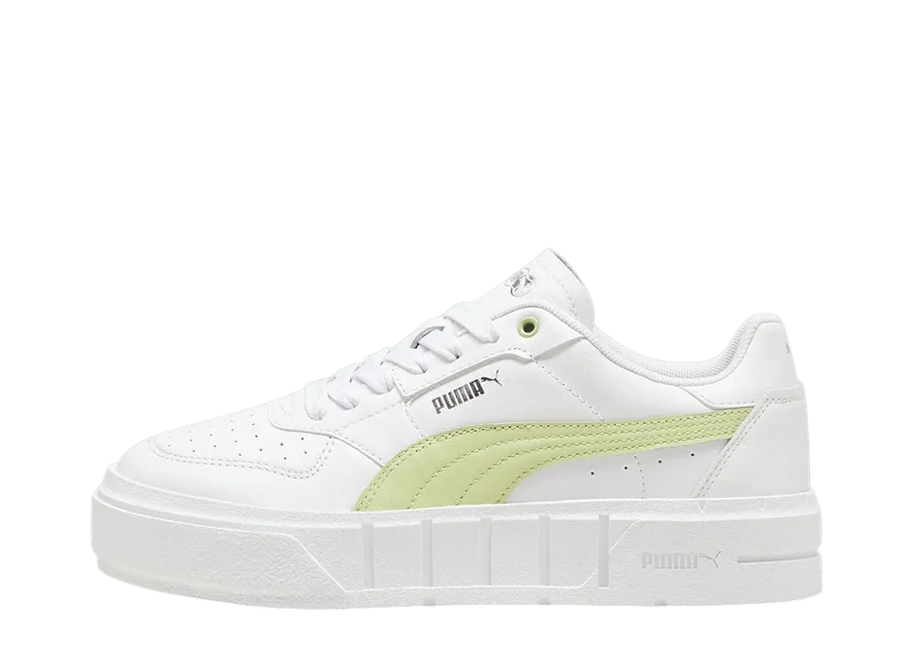プーマ ウィメンズ カリ コート レザー "プーマホワイト/クールキューカンバー"