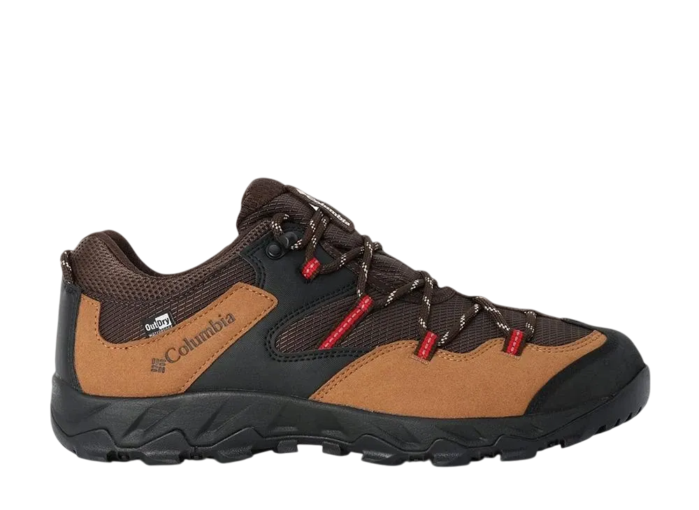 Columbia Saber 5 Lo Outdry Wide "Bark/Mountain Red"