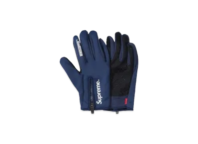 Supreme WINDSTOPPER Zip Gloves "Navy" (24FW)
