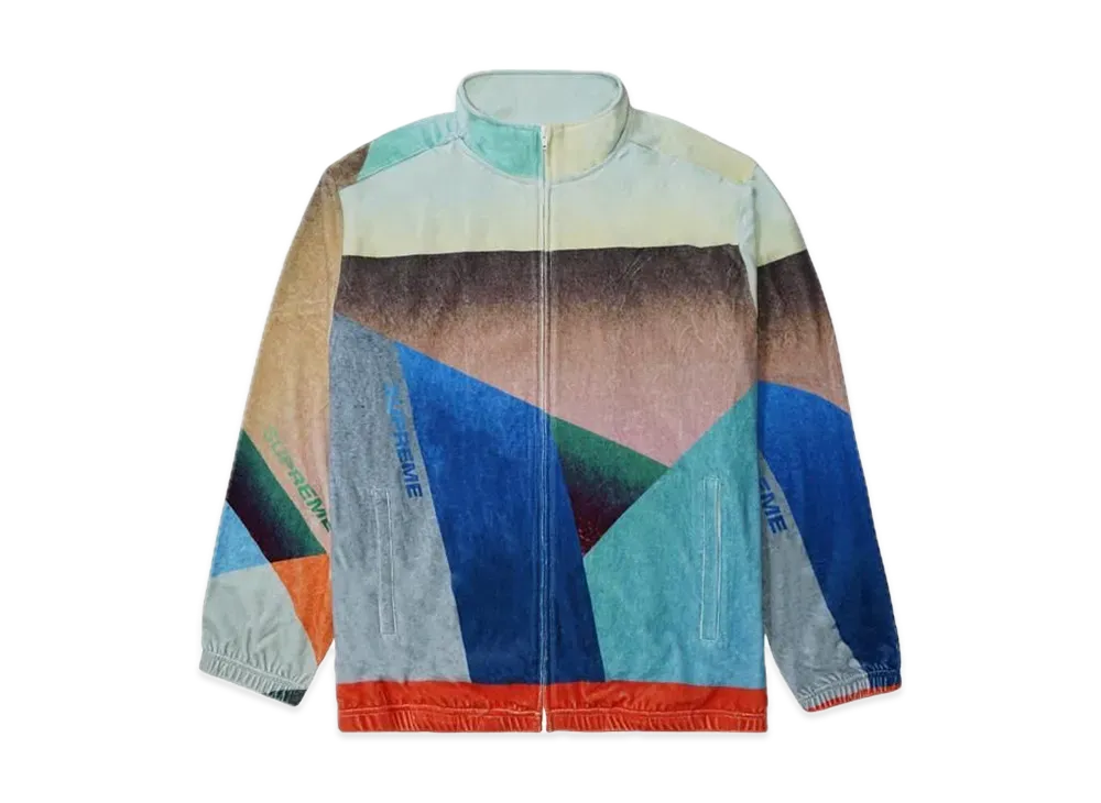 Supreme Geo Velour Track Jacket "Multi"