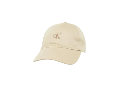 Calvin Klein Jeans 6 PANEL SMALL MONOGRAM CAP "IRISH CREAM"