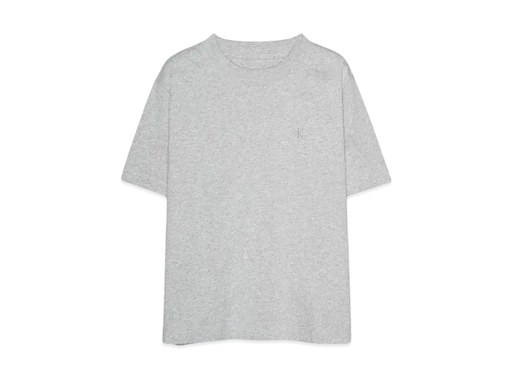 Calvin Klein Jeans A- FASHION SS TEE "LIGHT GREY HEATHER"