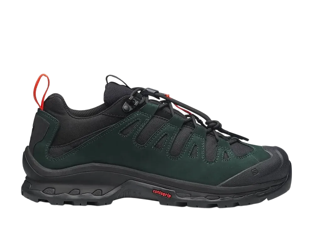 ジーアールテンケー × サロモン クエスト ロー2 "ブラック/ポンデローサパイン/フレイムスカーレット"