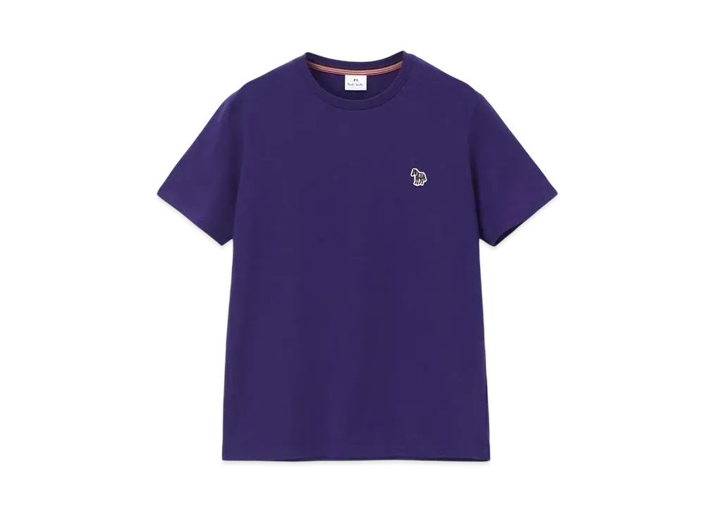 Paul Smith Women's Zebra Patch Short Sleeve T-Shirt "Purple"