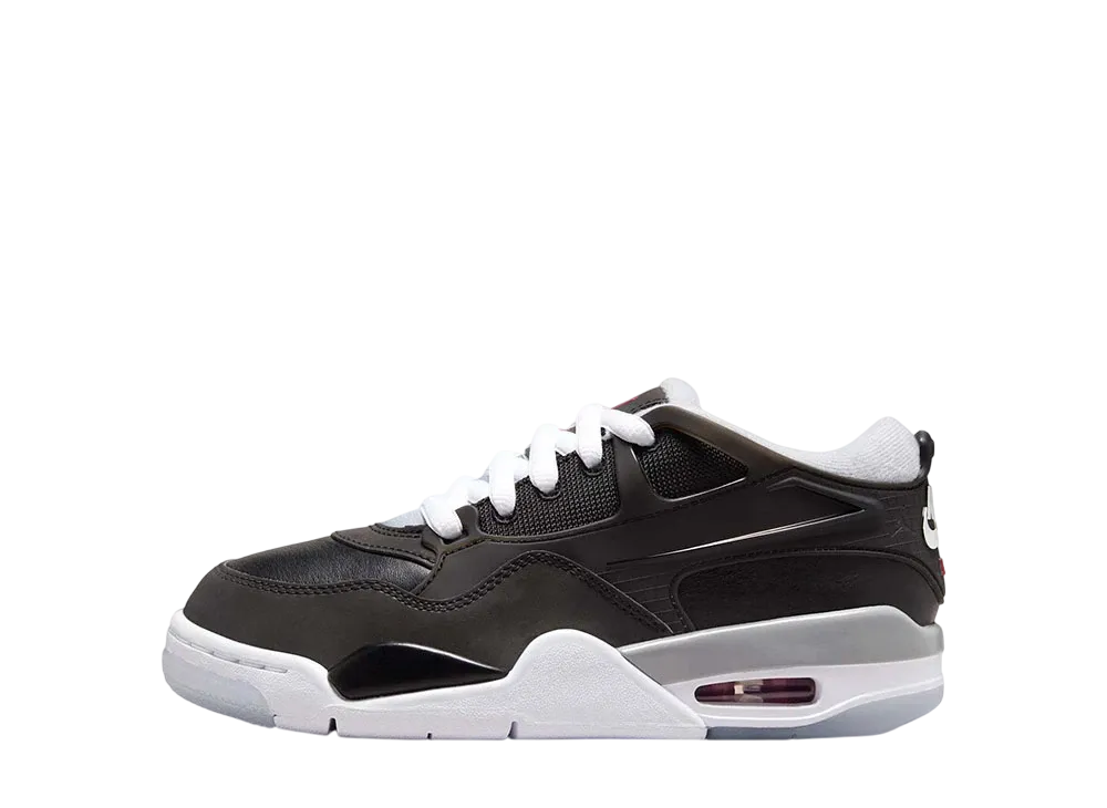 Nike GS Air Jordan 4 RM "Black/Fire Red/Wolf Grey/White"