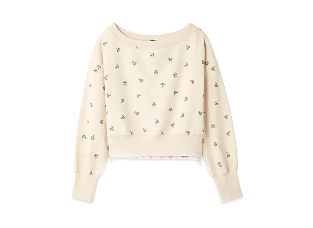 FURFUR x Philly chocolate Small Floral Pattern Sweat Set "Pink"