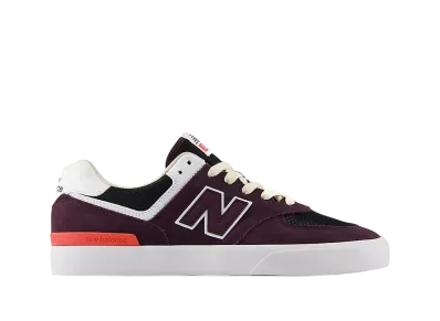 New Balance Numeric 574 Vulc "Plum Brown/White"
