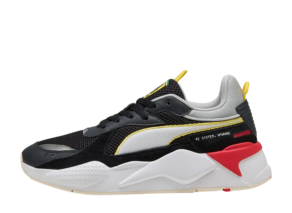 Scuderia Ferrari × Puma RS-X "Puma Black/Flat Dark Gray"