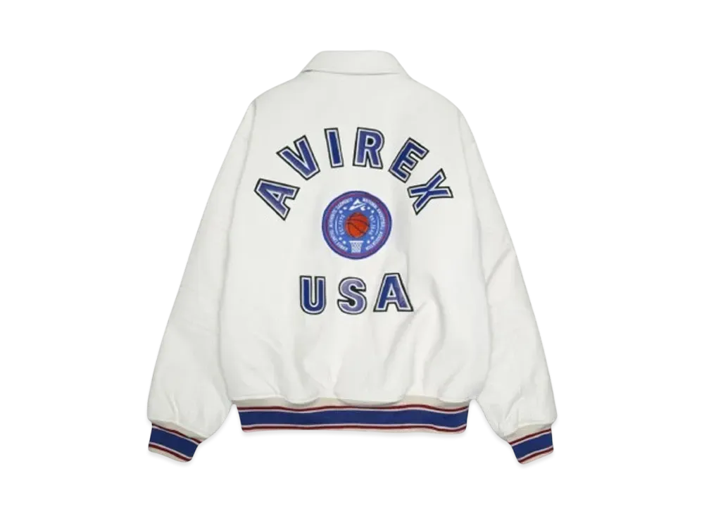 NBA x AVIREX ALL TEAM JKT "WHITE"