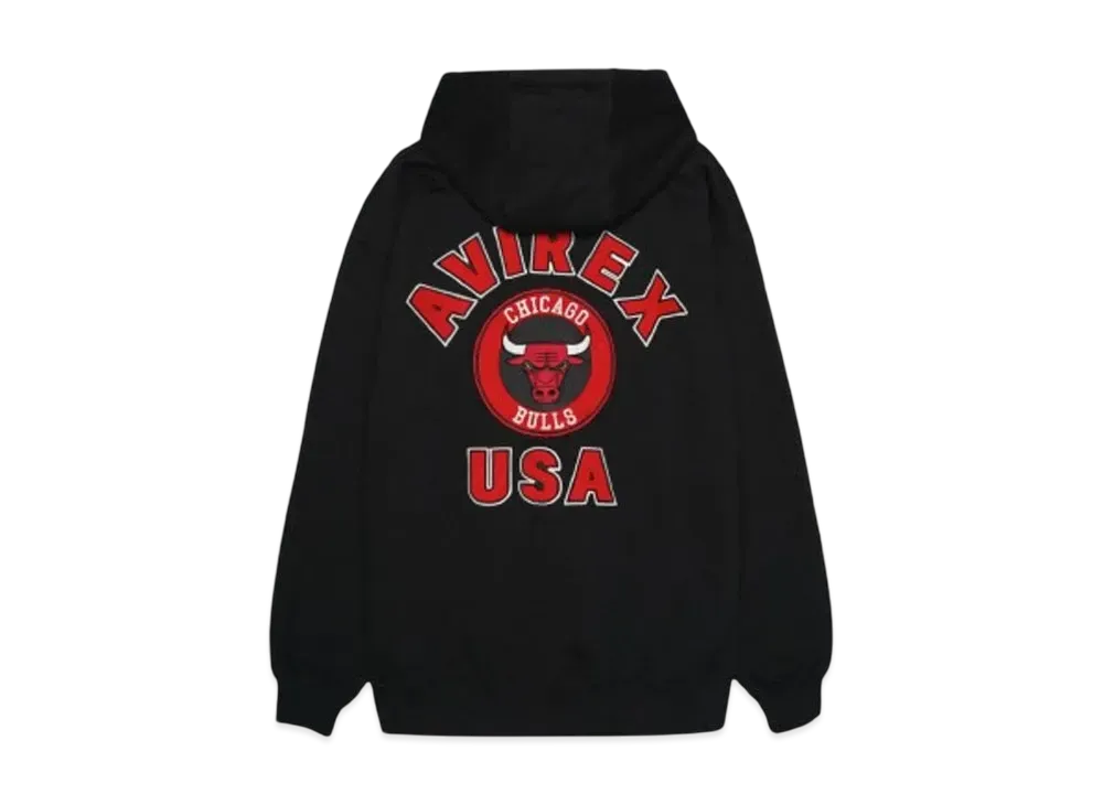 NBA x AVIREX HOODY "RED"