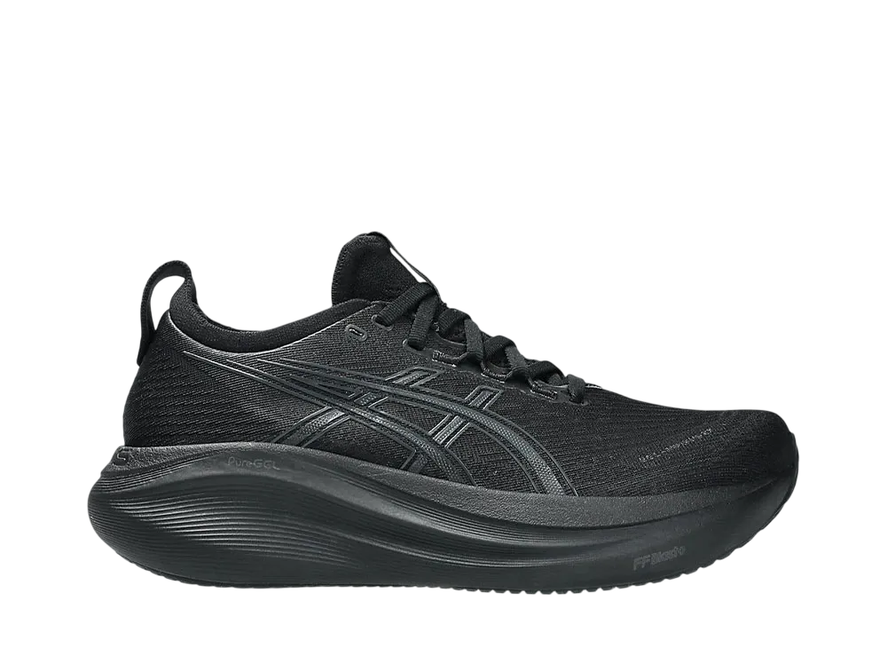 アシックス ウィメンズ ゲルニンバス27 "ブラック/グラファイトグレー"