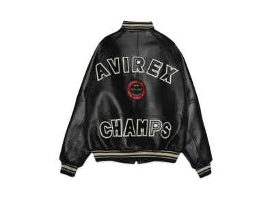 AVIREX 50th Ani VARSITY JKT "BLACK"