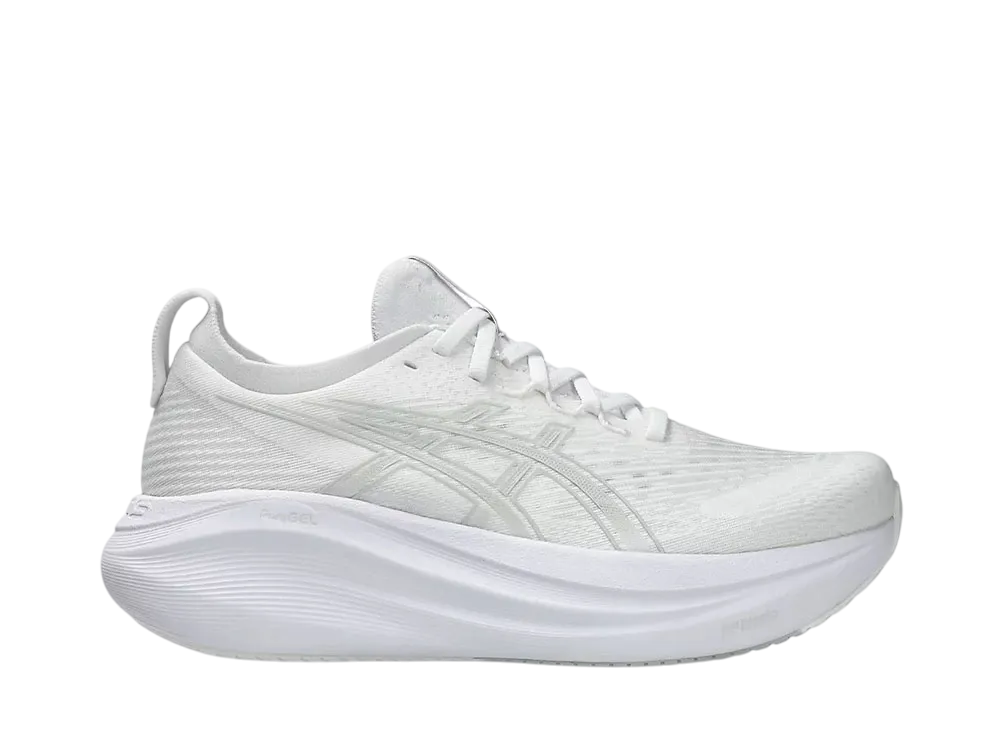 アシックス ウィメンズ ゲルニンバス27 "ホワイト/グレイシャーグレー"