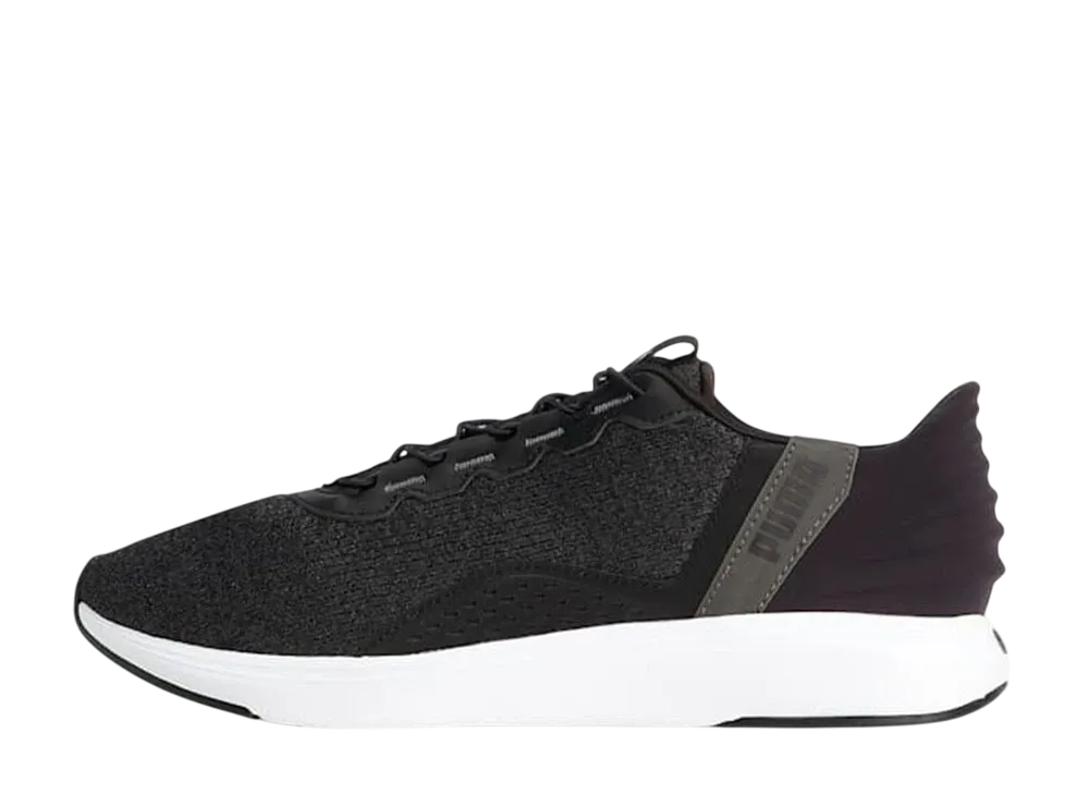 プーマ ソフトライド クルーズ イーズイン "プーマブラック/フラットダークグレー/シャドウグレー"