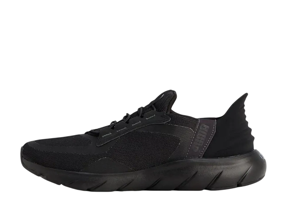 プーマ ソフトライド フレックスレース イーズイン ALT "プーマブラック/フラットダークグレー"