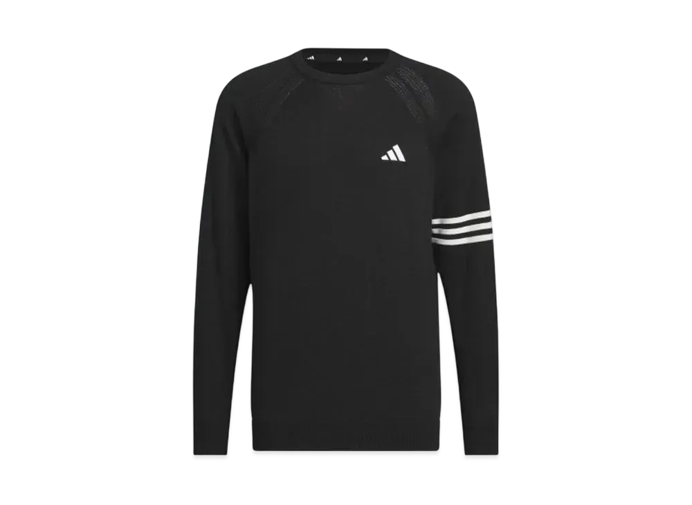 adidas 3-Stripes Crew Sweater "Black"