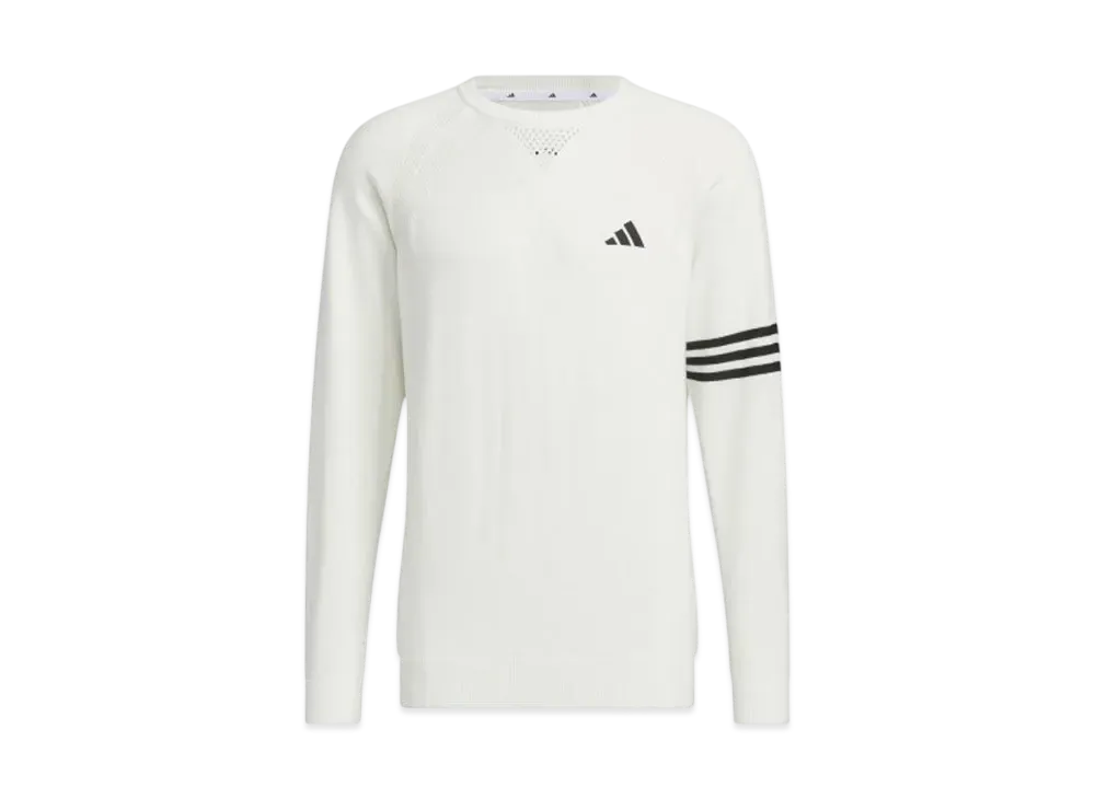 adidas 3-Stripes Crew Sweater "White"