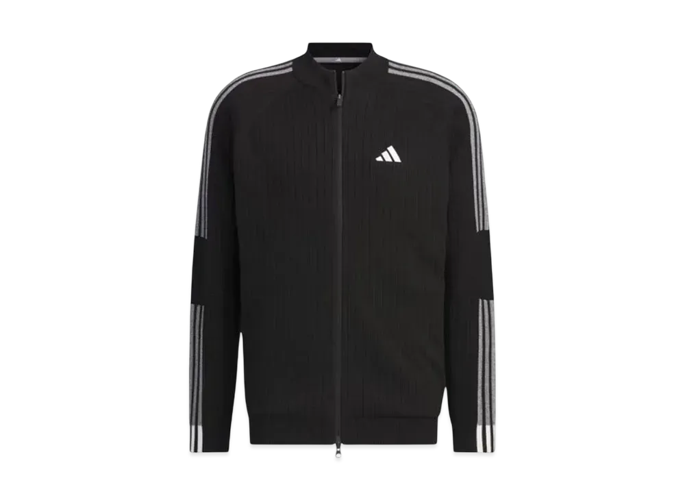 adidas 3-Stripes Windproof Long Sleeve Lining Sweater "Black"