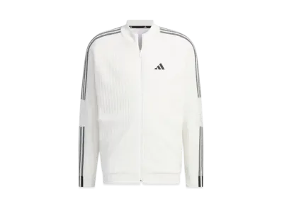 adidas 3-Stripes Windproof Long Sleeve Lining Sweater "White"