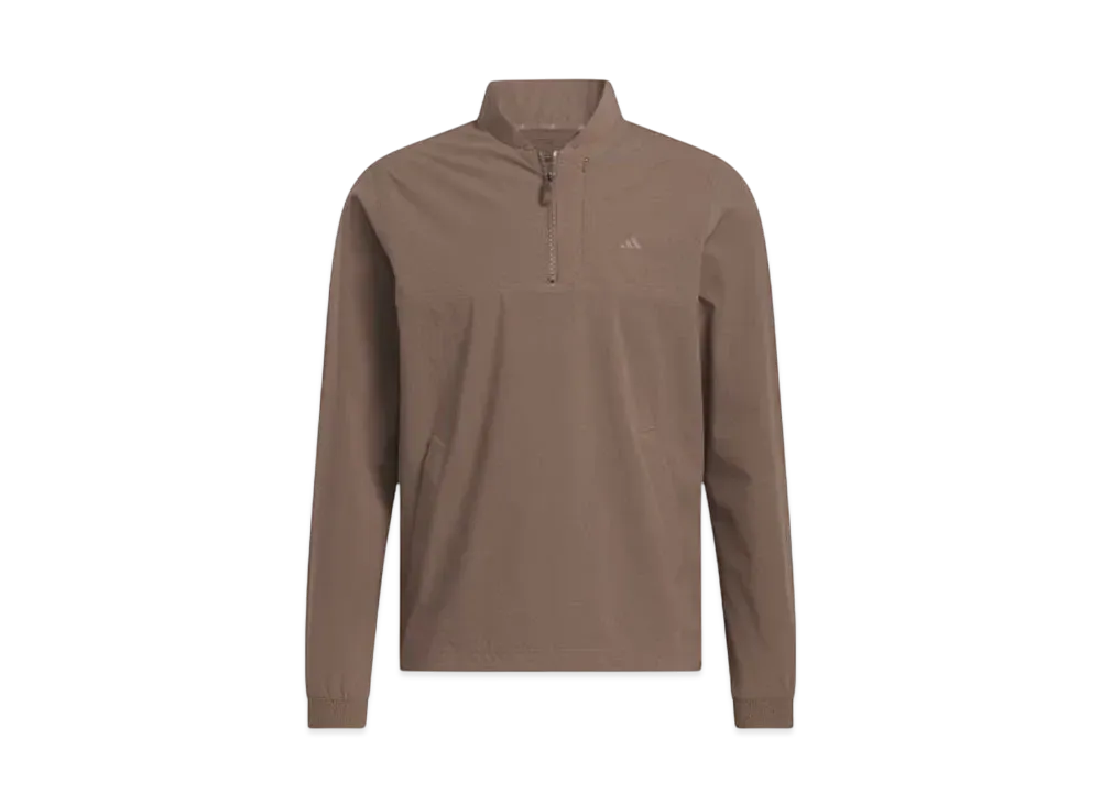 adidas Taslan Stretch Water Repellent Long Sleeve Pullover Jacket "Earth Strata"