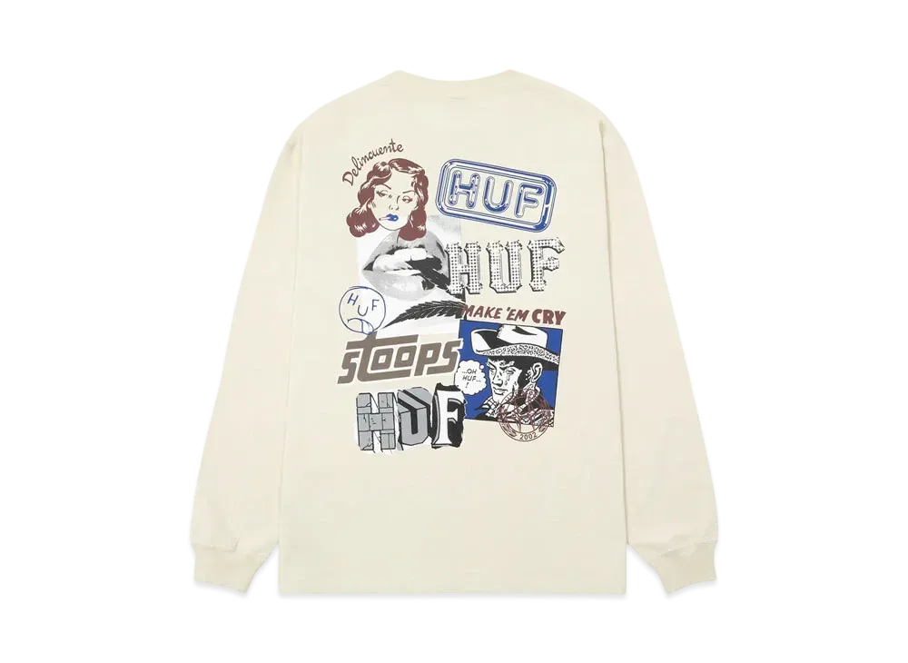 HUF Mashup LS Tee "Natural"