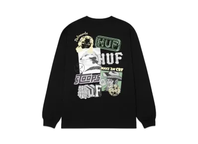 HUF Mashup LS Tee "Black"