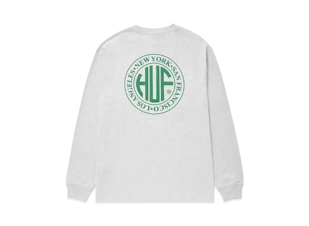 HUF Regional LS Tee "Ash Gray"
