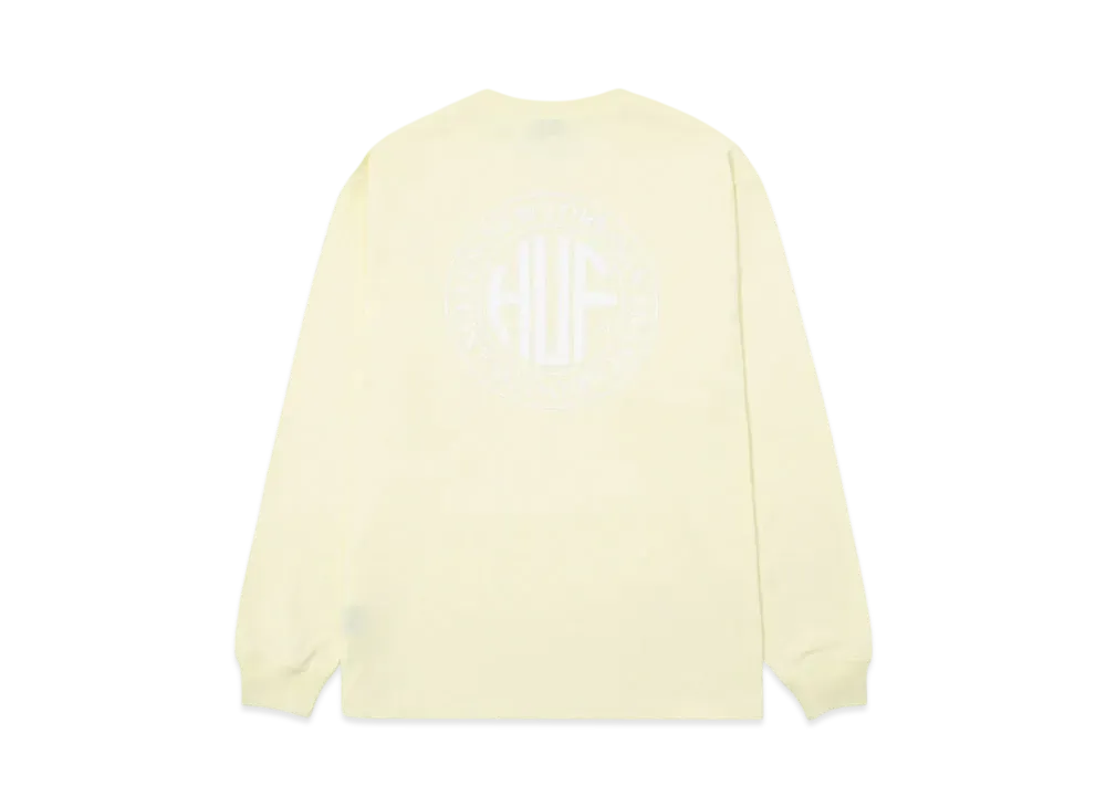 HUF Regional LS Tee "Pale Yellow"