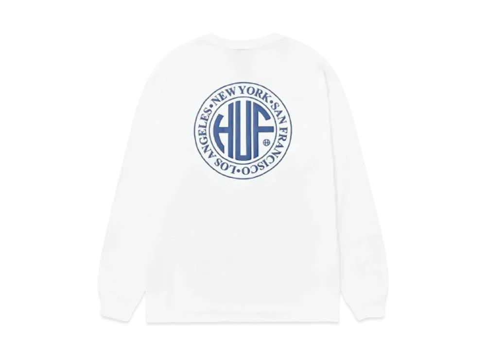 HUF Regional LS Tee "White"