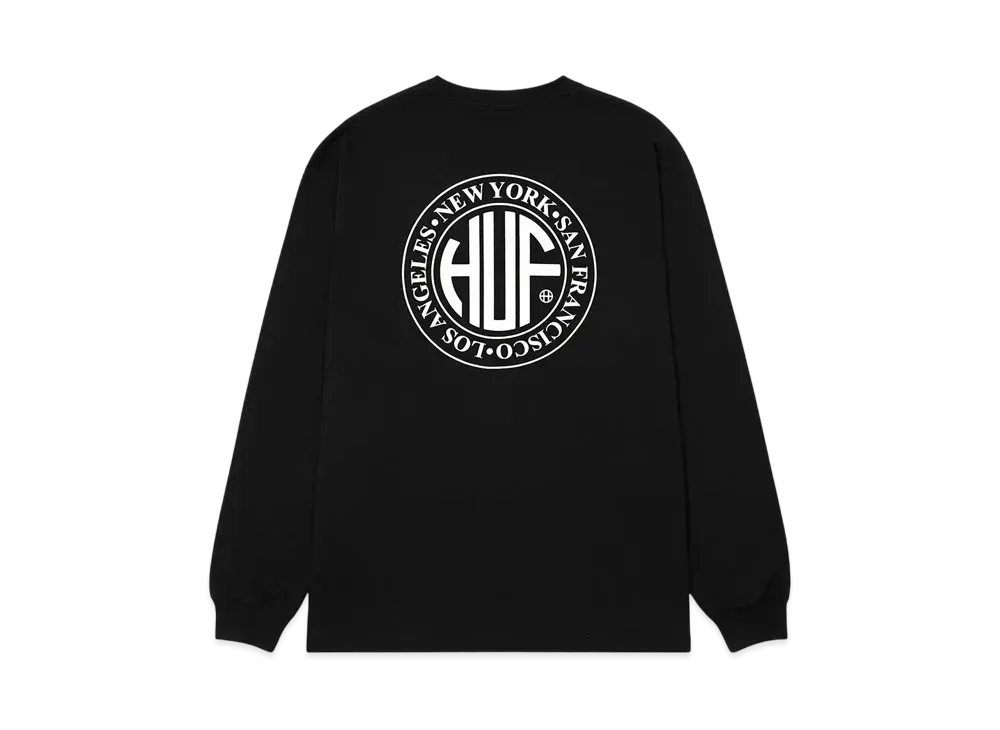 HUF Regional LS Tee "Black"