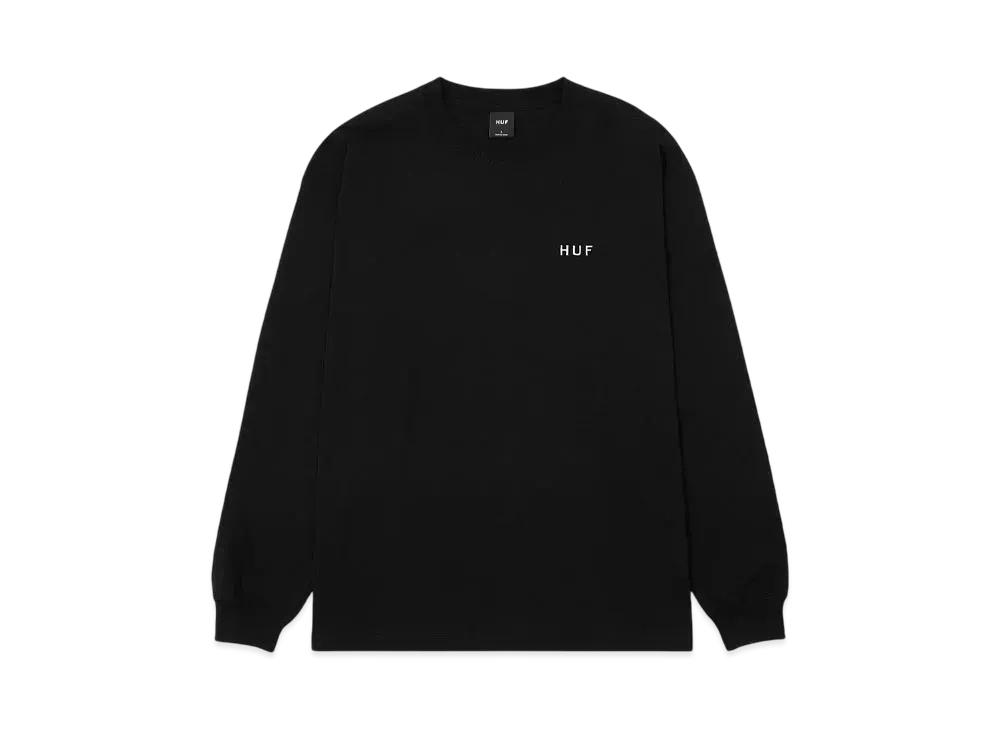 HUF OG Logo LS Tee "Black"
