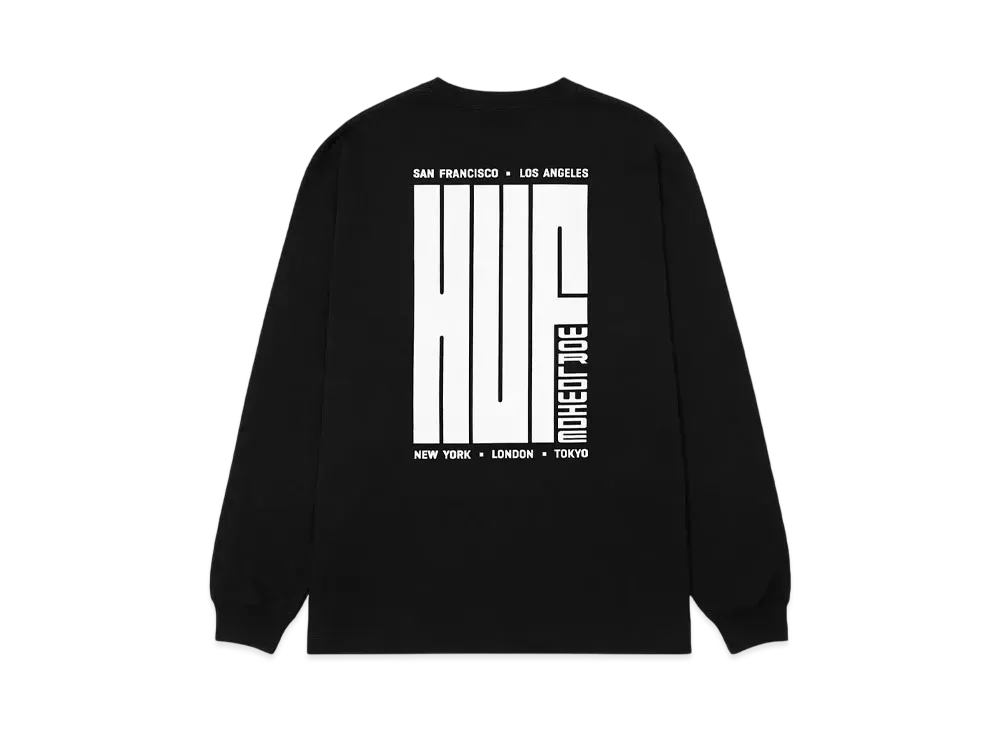 HUF Big Block LS Tee "Black"