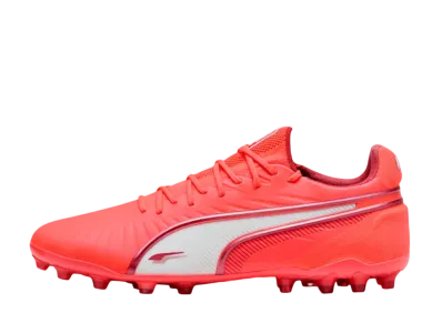Puma King Ultimate MG "Glowing Red/Puma White/Red Fire"