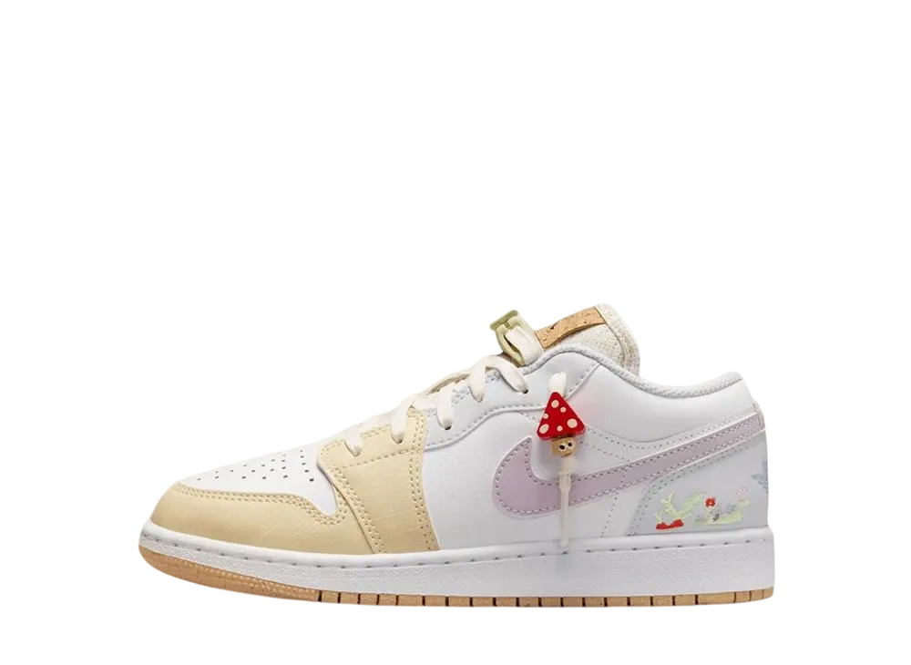 ナイキ GS エアジョーダン1 ロー "マッシュルーム" (キッズ)