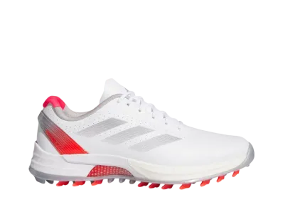 adidas Women's Adizero ZG "Cloud White/Silver Metallic/Lucid Red"