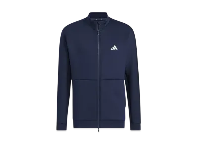 adidas Cardboard Knit Back Logo Full Zip Jacket "Collegiate Navy"