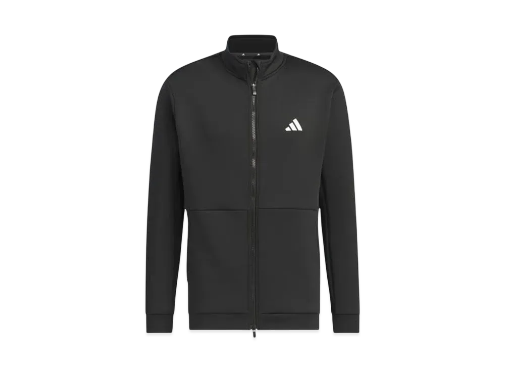 adidas Cardboard Knit Back Logo Full Zip Jacket "Black"
