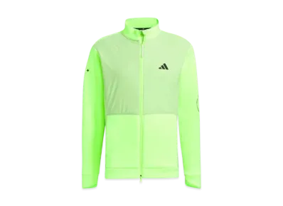 adidas Cardboard Knit Fabric Mix Full Zip Jacket "Lucid Lemon"