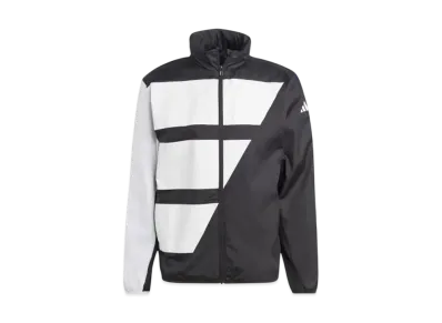 adidas Team Wear Woven Tennis Jacket "Black/White"