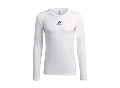 adidas Team Base Long Sleeve T-Shirt "White"
