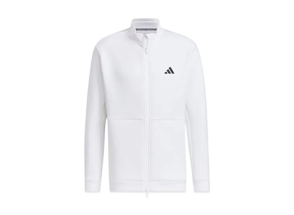 adidas Cardboard Knit Back Logo Full Zip Jacket "White"