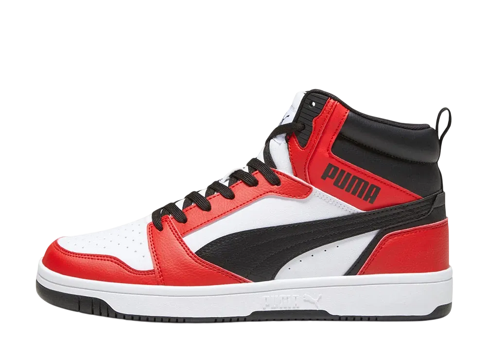 Puma Rebound "Puma White/Puma Black/For All Time Red"